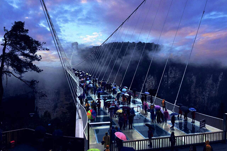 長沙出發(fā)到張家界玻璃橋、天門山、玻璃棧道、鳳凰古城3日游